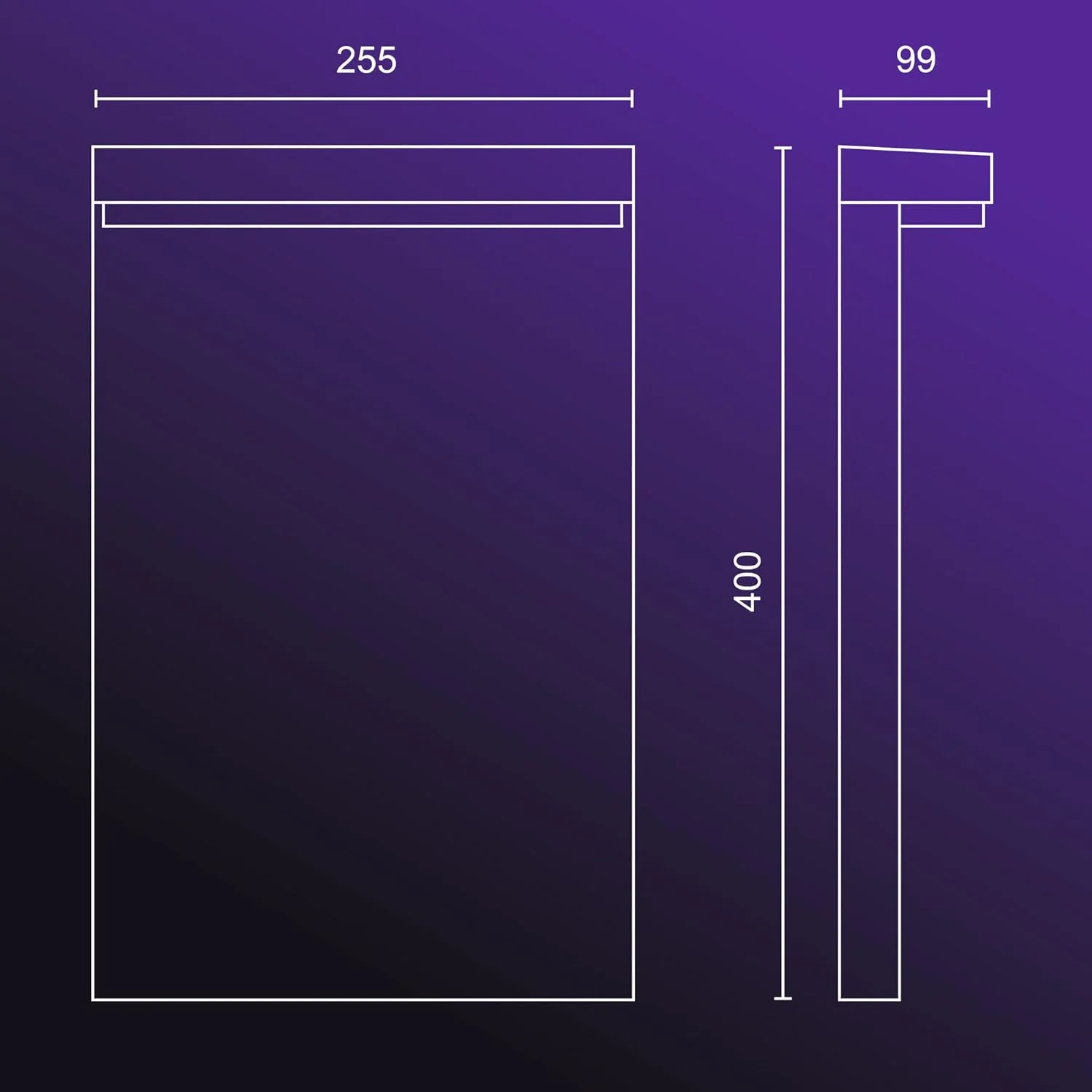 چراغ پایه دار هوشمند LED بیرونی Philips Hue Nyro با رنگ سفید و رنگی، مشکی، سازگار با Alexa، Google Assistant و Apple HomeKit چراغ پایه دار هوشمند LED بیرونی Philips Hue Nyro با رنگ سفید و رنگی، مشکی، سازگار با Alexa، Google Assistant و Apple HomeKit