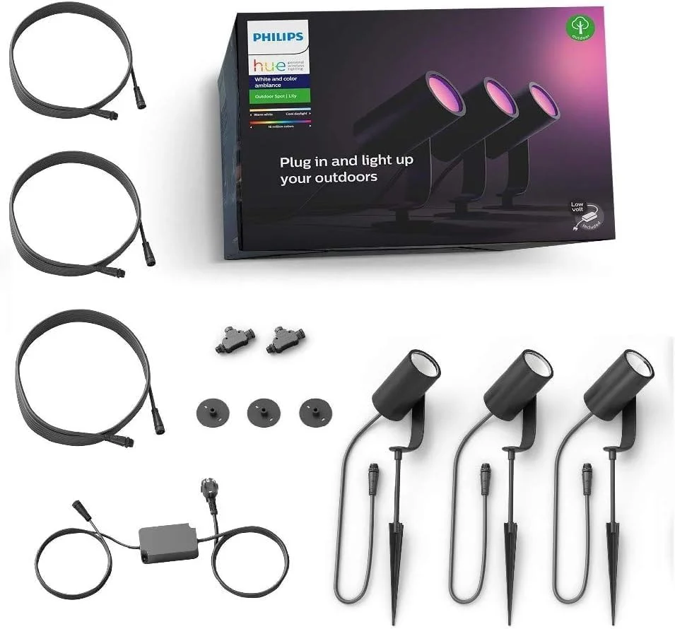 کیت پایه چراغ نقطهای فیلیپس Hue مدل Lily کیت پایه چراغ نقطهای فیلیپس Hue مدل Lily