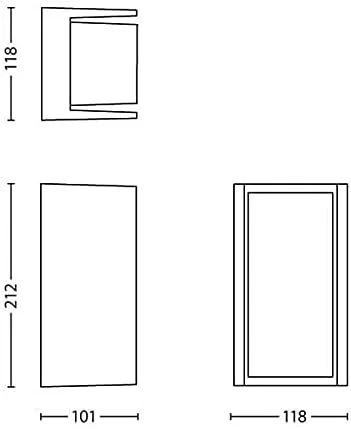 چراغ دیواری هوشمند LED سفید فیلیپس Hue Turaco مناسب فضای باز، سازگار با الکسا، گوگل اسیستنت و اپل هوم کیت چراغ دیواری هوشمند LED سفید فیلیپس Hue Turaco مناسب فضای باز، سازگار با الکسا، گوگل اسیستنت و اپل هوم کیت