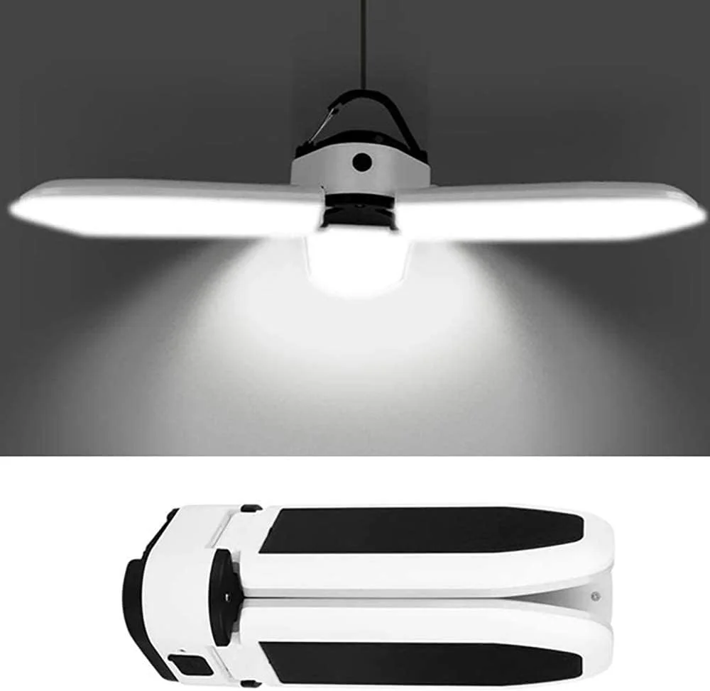 چراغ فانوسی خورشیدی کمپینگ KASTWAVE، چراغ اضطراری ضد آب فضای باز، LED USB قابل حمل، چراغ قابل شارژ، لامپ چادر و سوله با قلاب آویز برای پیاده روی/ماهیگیری/پاسیو/باغ/باربیکیو (کلاس انرژی A+)