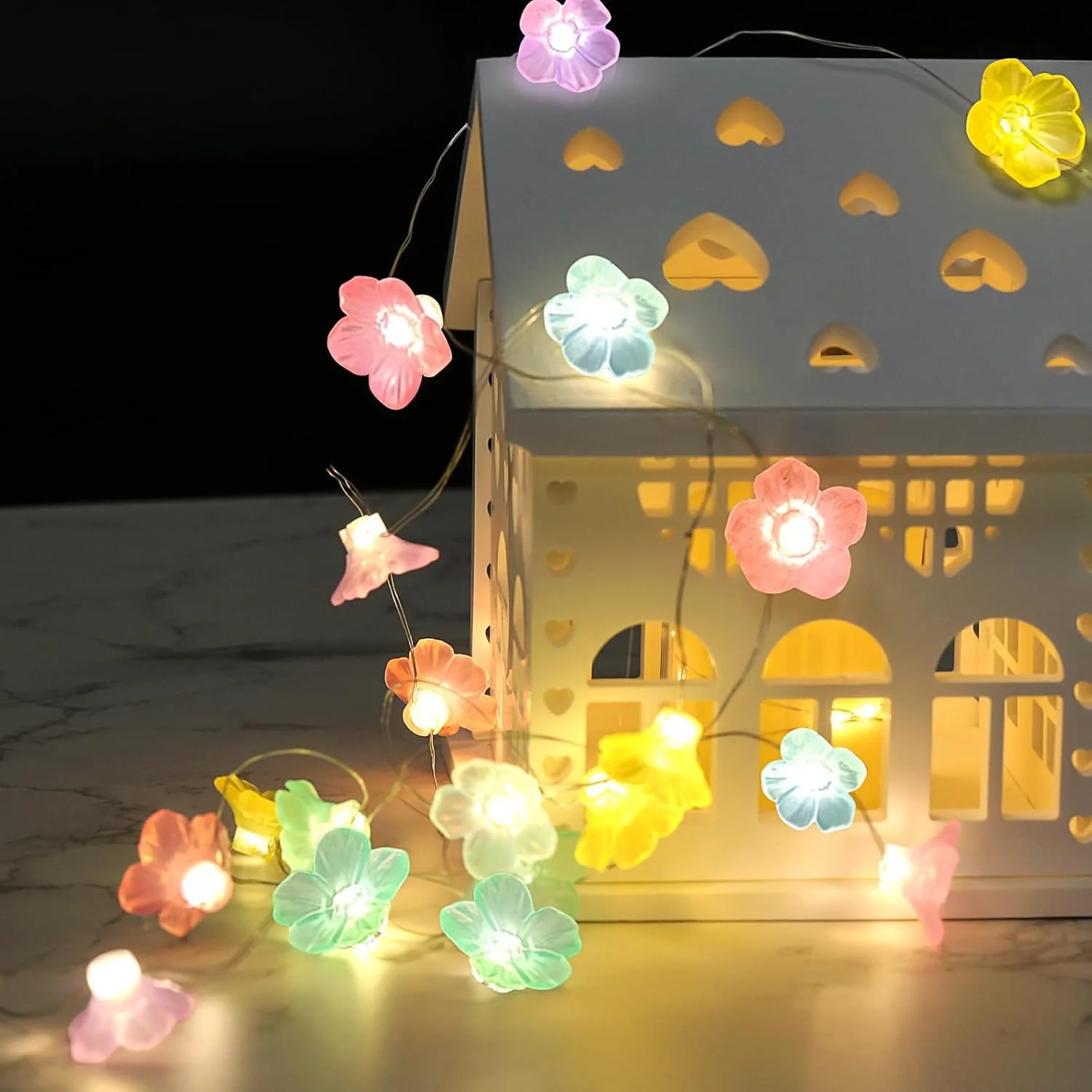 چراغ های رشته ای گل، چراغ های پری شکوفه گیلاس صورتی، 2 متر 20 ال ای دی چراغ های پری گل، چراغ های پری گل ماکارون، برای درختان باغ، دکوراسیون اتاق نشیمن، دکوراسیون داخلی و خارجی چراغ های رشته ای گل، چراغ های پری شکوفه گیلاس صورتی، 2 متر 20 ال ای دی چراغ های پری گل، چراغ های پری گل ماکارون، برای درختان باغ، دکوراسیون اتاق نشیمن، دکوراسیون داخلی و خارجی