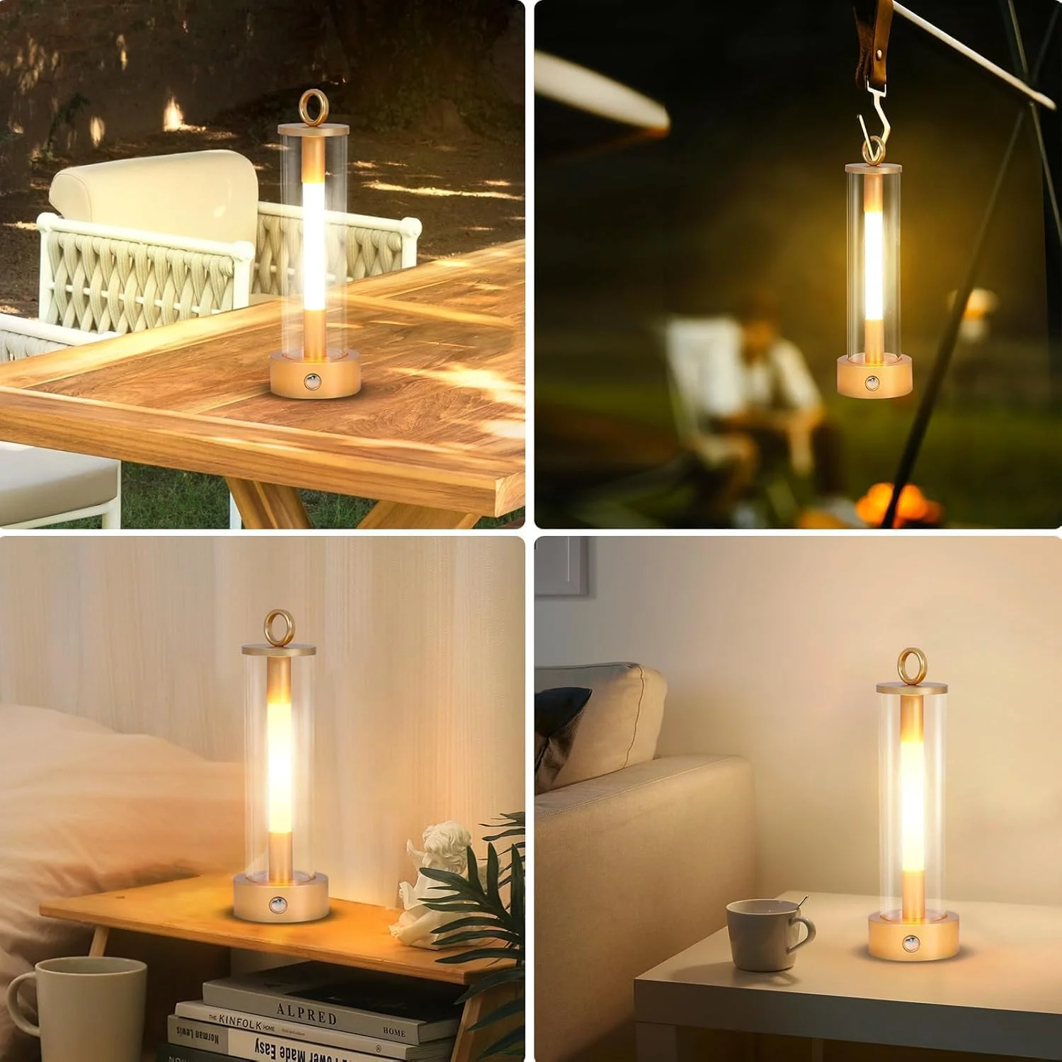 چراغ رومیزی شارژی فضای باز، چراغ خواب LED بی سیم برای اتاق خواب، چراغ خواب مدرن لمسی با قابلیت تنظیم نور، ضد آب IP54، چراغ قابل حمل برای داخل خانه، باغ، کمپینگ، پاسیو، رستوران (سفید) چراغ رومیزی شارژی فضای باز، چراغ خواب LED بی سیم برای اتاق خواب، چراغ خواب مدرن لمسی با قابلیت تنظیم نور، ضد آب IP54، چراغ قابل حمل برای داخل خانه، باغ، کمپینگ، پاسیو، رستوران (سفید)