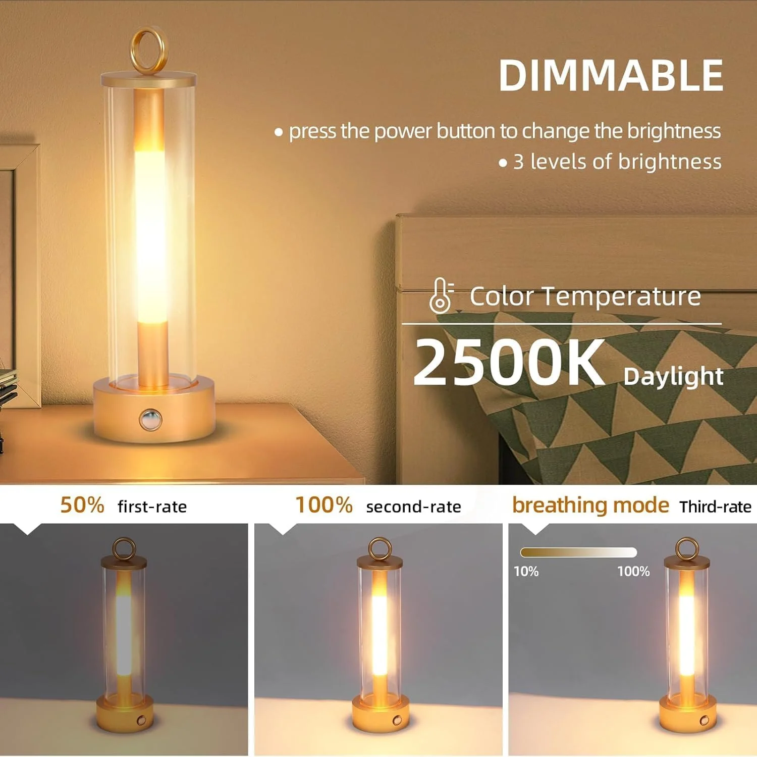 چراغ رومیزی شارژی فضای باز، چراغ خواب LED بی سیم برای اتاق خواب، چراغ خواب مدرن لمسی با قابلیت تنظیم نور، ضد آب IP54، چراغ قابل حمل برای داخل خانه، باغ، کمپینگ، پاسیو، رستوران (سفید) چراغ رومیزی شارژی فضای باز، چراغ خواب LED بی سیم برای اتاق خواب، چراغ خواب مدرن لمسی با قابلیت تنظیم نور، ضد آب IP54، چراغ قابل حمل برای داخل خانه، باغ، کمپینگ، پاسیو، رستوران (سفید)