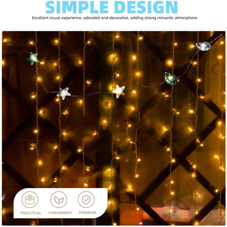 چراغهای ریسهای LED اقیانوسی KASTWAVE، چراغهای تزئینی، 3 متر / 10 فوت 30 LED با باتری، برای تزئینات داخلی و خارجی، مهمانی، عروسی و تعطیلات (صدف دریایی، اسب دریایی، سفید گرم) چراغهای ریسهای LED اقیانوسی KASTWAVE، چراغهای تزئینی، 3 متر / 10 فوت 30 LED با باتری، برای تزئینات داخلی و خارجی، مهمانی، عروسی و تعطیلات (صدف دریایی، اسب دریایی، سفید گرم)