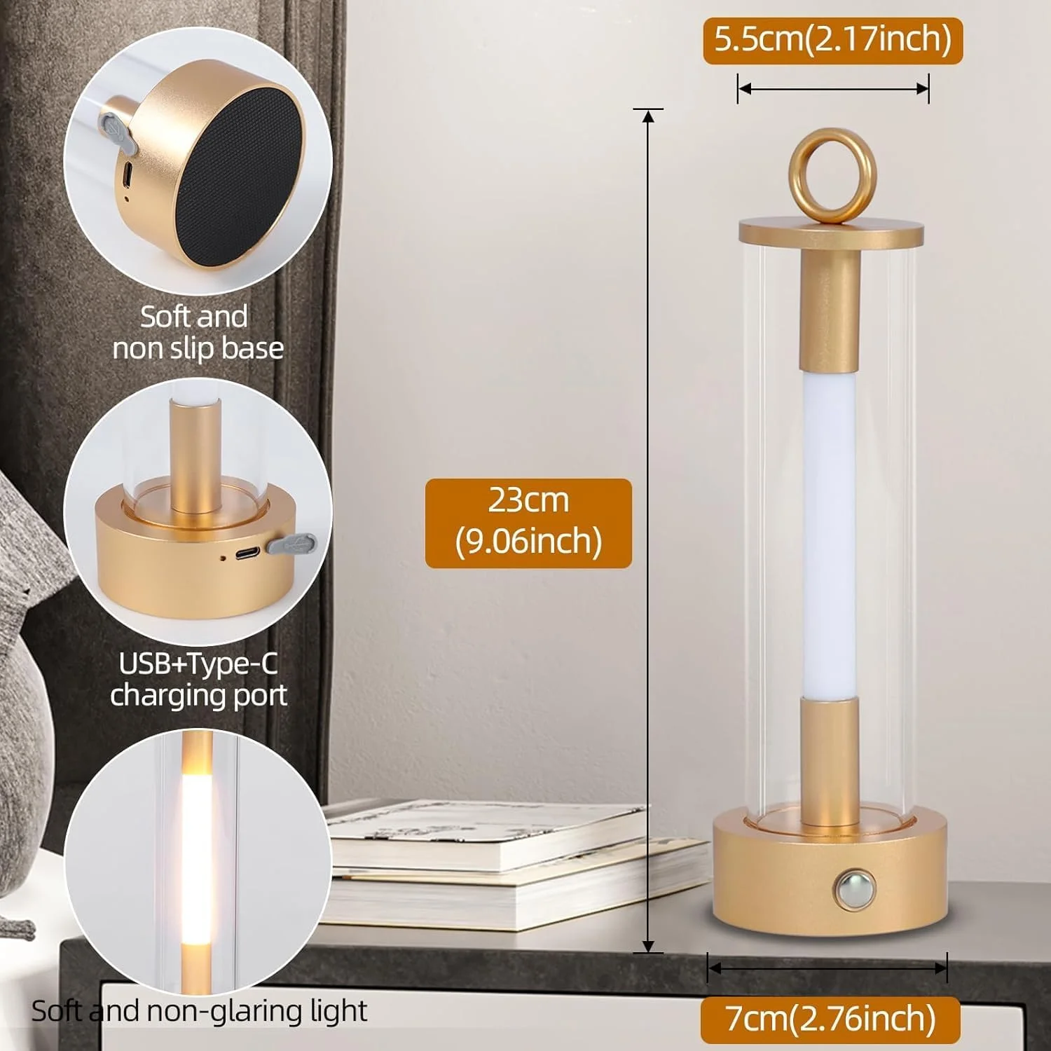 چراغ رومیزی شارژی فضای باز، چراغ خواب LED بی سیم برای اتاق خواب، چراغ خواب مدرن لمسی با قابلیت تنظیم نور، ضد آب IP54، چراغ قابل حمل برای داخل خانه، باغ، کمپینگ، پاسیو، رستوران (سفید) چراغ رومیزی شارژی فضای باز، چراغ خواب LED بی سیم برای اتاق خواب، چراغ خواب مدرن لمسی با قابلیت تنظیم نور، ضد آب IP54، چراغ قابل حمل برای داخل خانه، باغ، کمپینگ، پاسیو، رستوران (سفید)