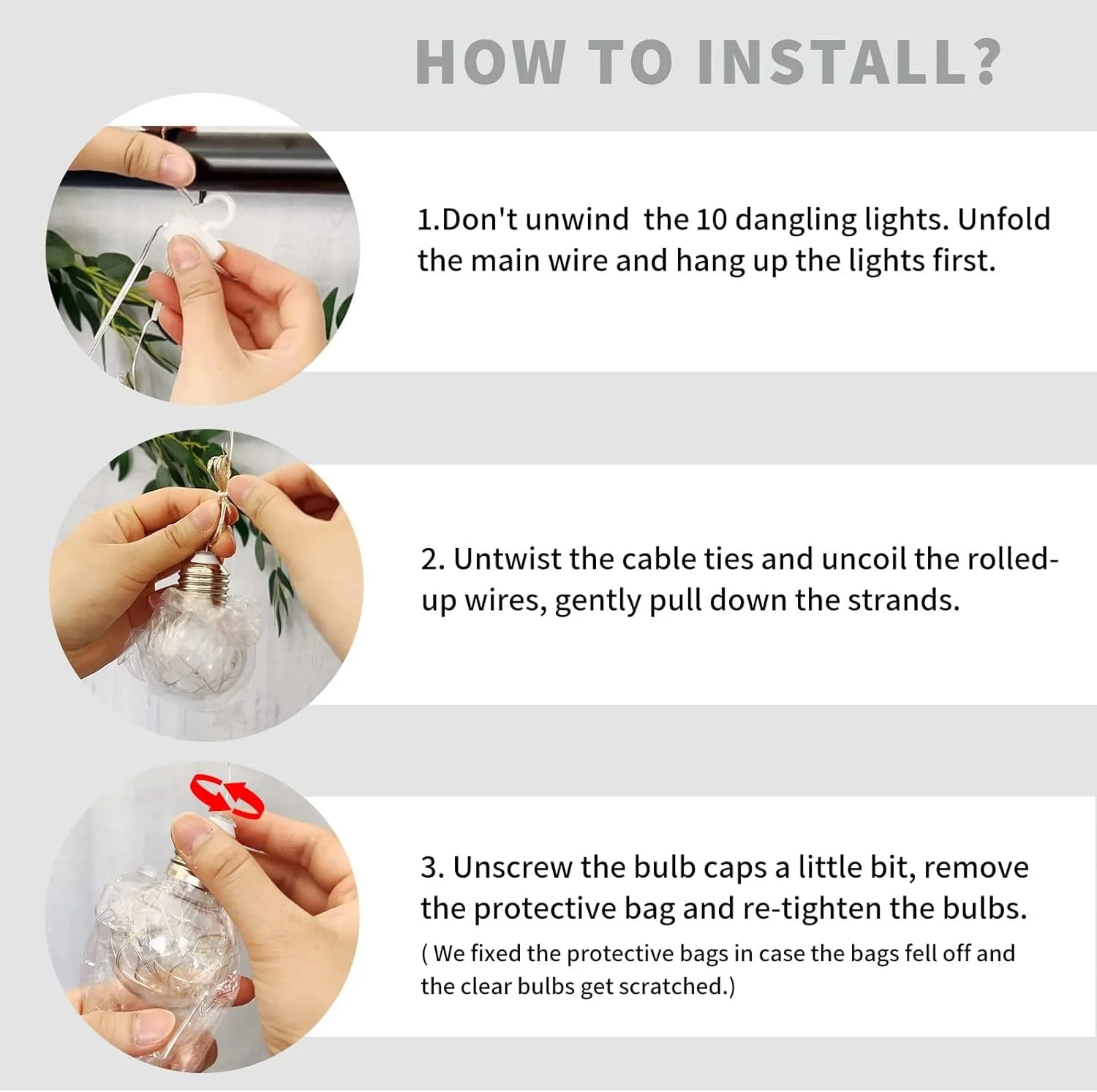 چراغ پرده ای 200 LED طرح گوی آرزو با ریموت کنترل، تغذیه از طریق USB و باتری، چراغ های رشته ای پری نورانی برای عروسی، مهمانی، اتاق خواب، کریسمس، دکوراسیون داخلی و خارجی (سفید گرم) چراغ پرده ای 200 LED طرح گوی آرزو با ریموت کنترل، تغذیه از طریق USB و باتری، چراغ های رشته ای پری نورانی برای عروسی، مهمانی، اتاق خواب، کریسمس، دکوراسیون داخلی و خارجی (سفید گرم)