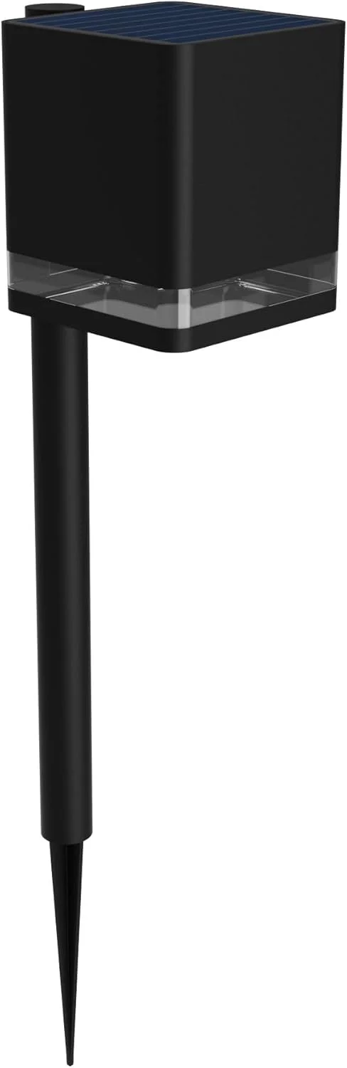 چراغ پایه خورشیدی فضای باز PHILIPS Virona، نور سفید گرم 2700K، 200 لومن، مشکی چراغ پایه خورشیدی فضای باز PHILIPS Virona، نور سفید گرم 2700K، 200 لومن، مشکی