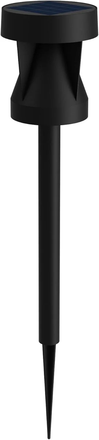 چراغ پایه دار خورشیدی فضای باز فیلیپس مدل Avery به همراه میخ، 2700 کلوین، 200 لومن، مشکی چراغ پایه دار خورشیدی فضای باز فیلیپس مدل Avery به همراه میخ، 2700 کلوین، 200 لومن، مشکی