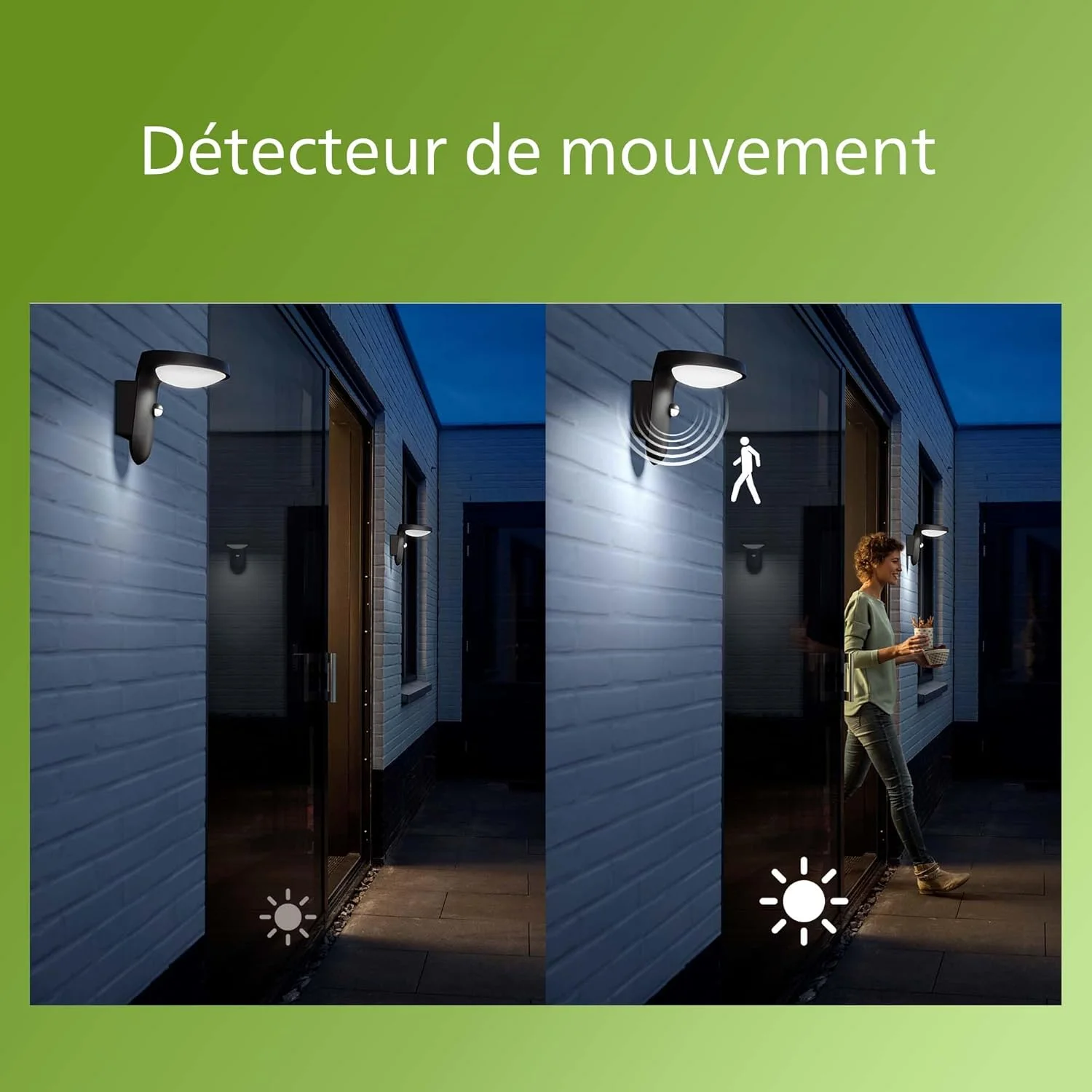 چراغ دیواری بیرونی فیلیپس مدل Tyla با سنسور حرکتی - نور سفید سرد - چراغ دیواری ضد آب و هوا IP44 - 9 وات - 4000 کلوین - آنتراسیت چراغ دیواری بیرونی فیلیپس مدل Tyla با سنسور حرکتی - نور سفید سرد - چراغ دیواری ضد آب و هوا IP44 - 9 وات - 4000 کلوین - آنتراسیت