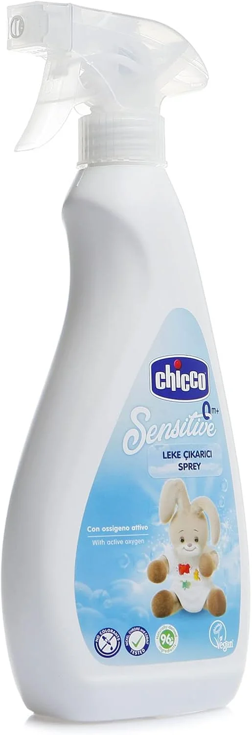 اسپری لکه بر لباس کودک چیکو آرتسانا مدل Sensitive Fabric حجم 500 میلی لیتر