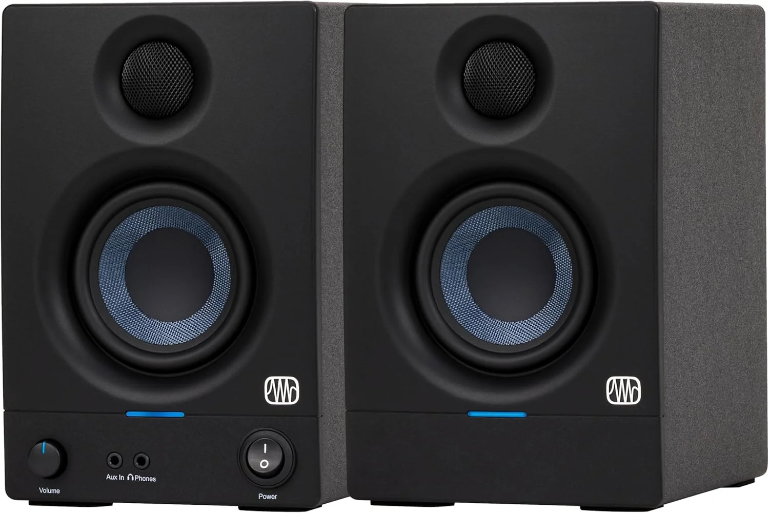 بسته استودیویی رابط صوتی PreSonus AudioBox 96 با مانیتورهای Eris 3.5، نرم افزار Studio One Artist، میکروفون XLR، پاپ فیلتر، هدفون و کابل