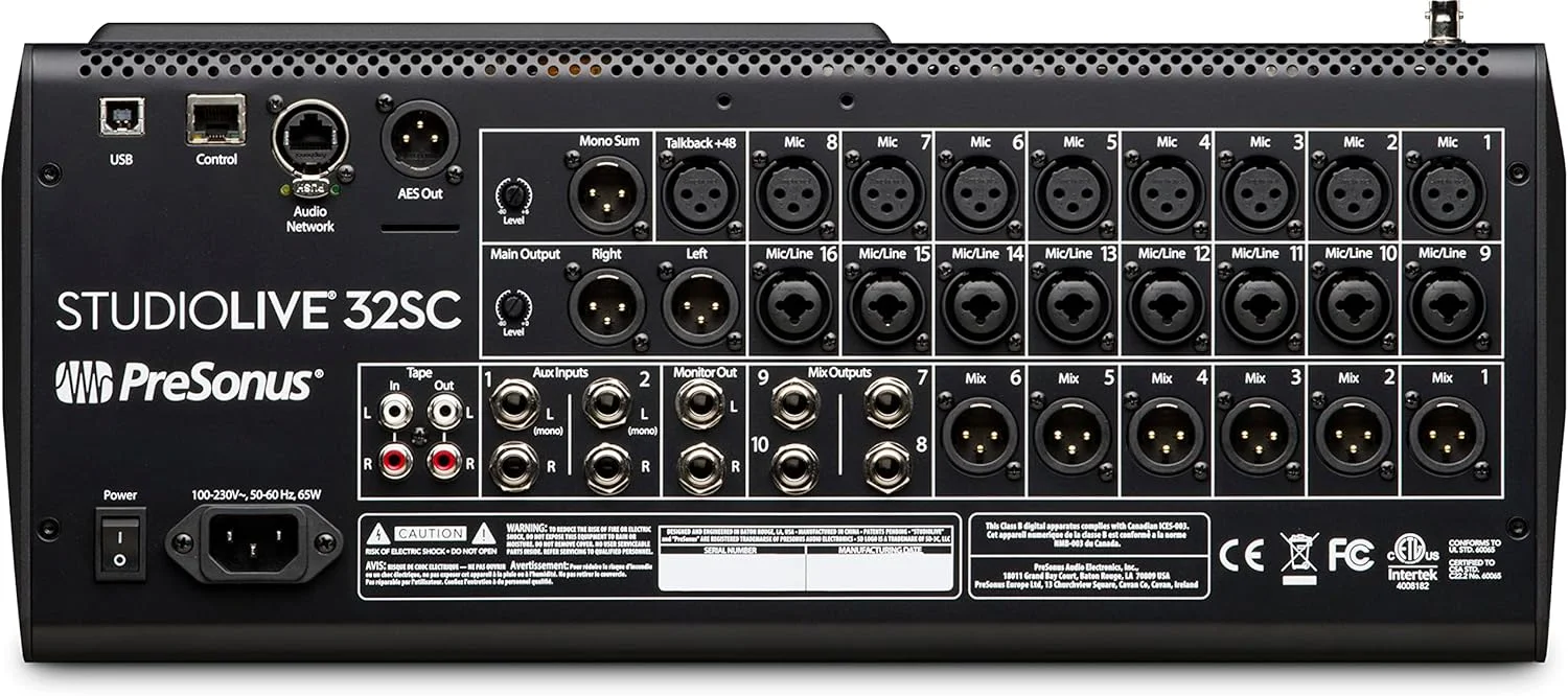 میکسر دیجیتال PreSonus StudioLive 32SC میکسر دیجیتال PreSonus StudioLive 32SC