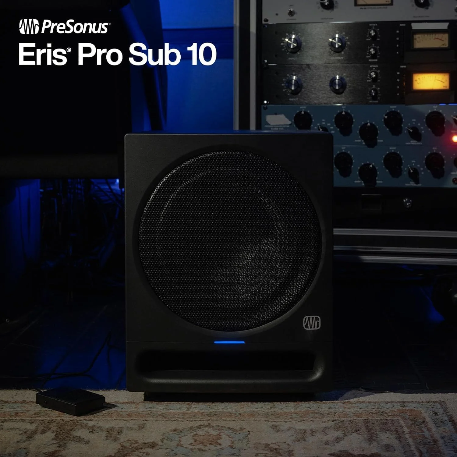 ساب ووفر استودیویی اکتیو 10 اینچی PreSonus Eris Pro Sub 10 - با خروجی صدا از جلو، به همراه پدال ساب ووفر استودیویی اکتیو 10 اینچی PreSonus Eris Pro Sub 10 - با خروجی صدا از جلو، به همراه پدال