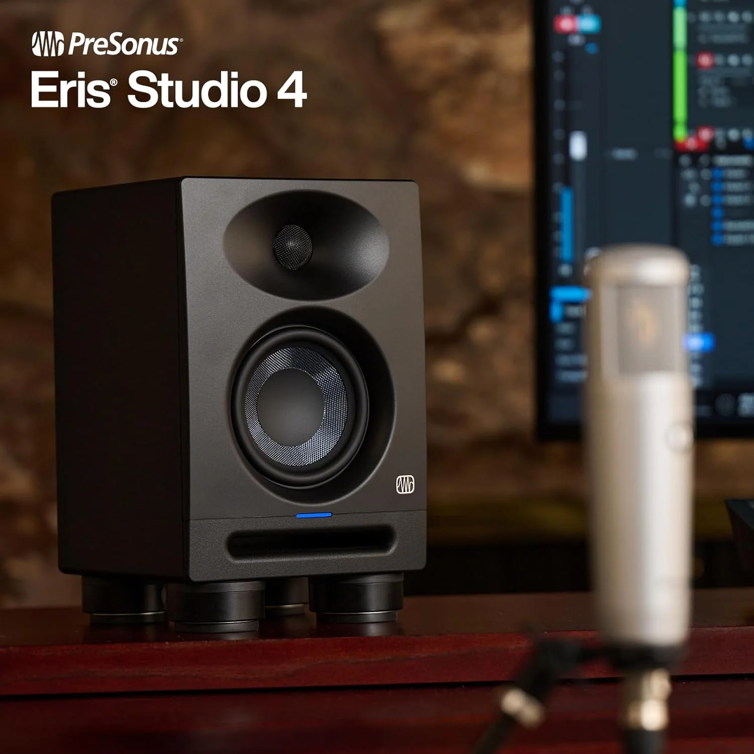 مانیتور استودیویی اکتیو 2-Way پریسونوس Eris Studio 4 با ووفر 4.5 اینچی و موجبر EBM مانیتور استودیویی اکتیو 2-Way پریسونوس Eris Studio 4 با ووفر 4.5 اینچی و موجبر EBM