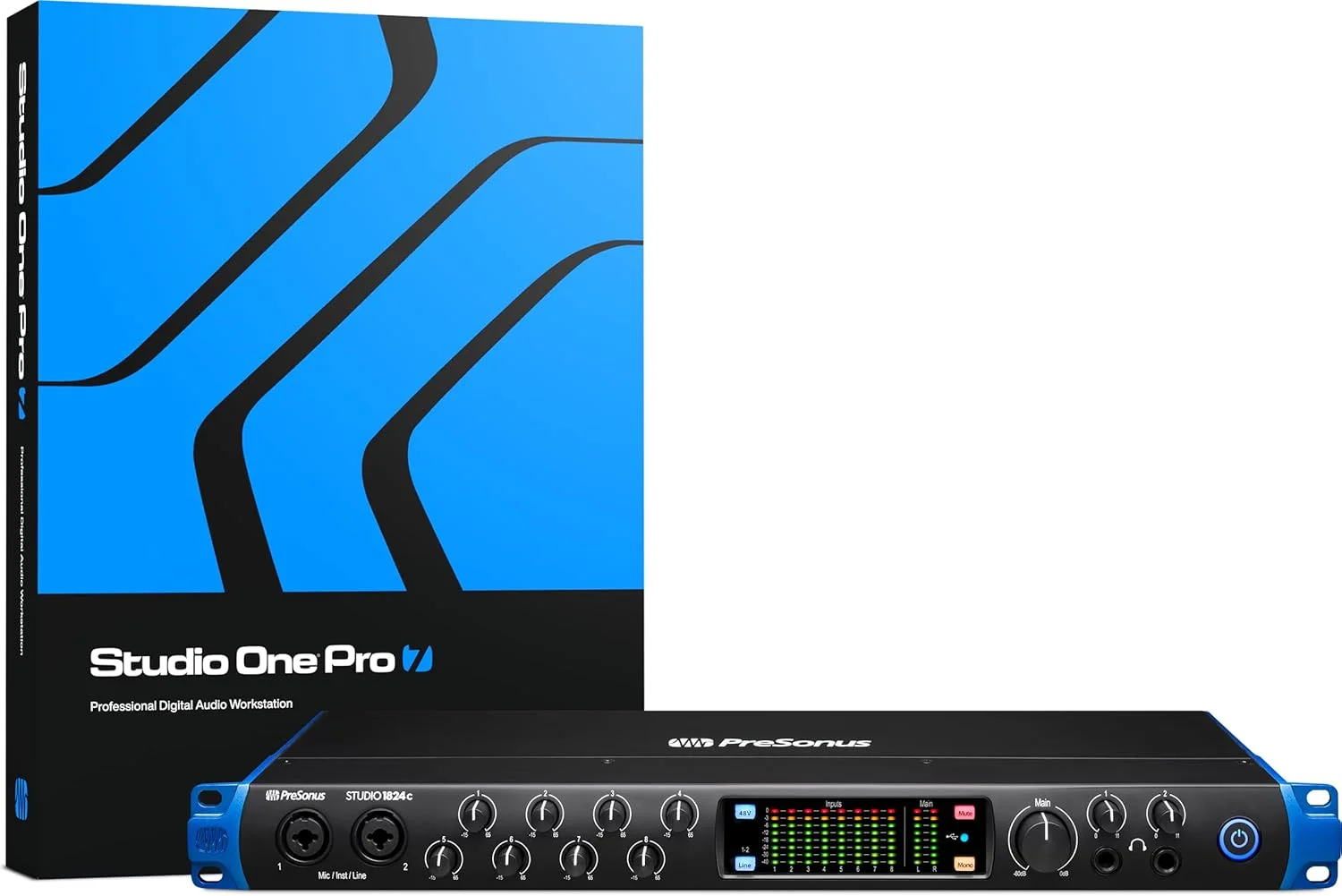 کارت صدای PreSonus Studio 1824C مشکی کارت صدای PreSonus Studio 1824C مشکی