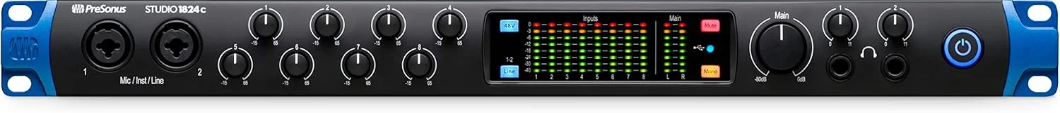 کارت صدای PreSonus Studio 1824C مشکی کارت صدای PreSonus Studio 1824C مشکی