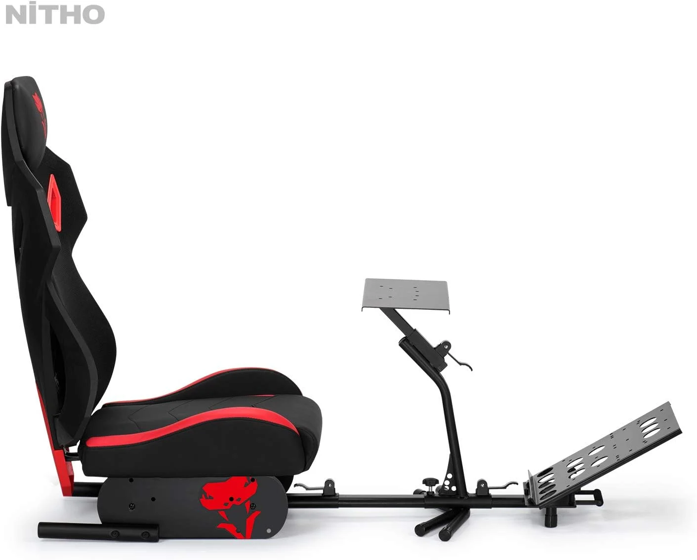 صندلی مسابقه ای فوق العاده محکم Nitho Viper Rt-1 R، کابین خلبان شبیه ساز، پایه نگهدارنده پدال فرمان صندلی مسابقه ای فوق العاده محکم Nitho Viper Rt-1 R، کابین خلبان شبیه ساز، پایه نگهدارنده پدال فرمان