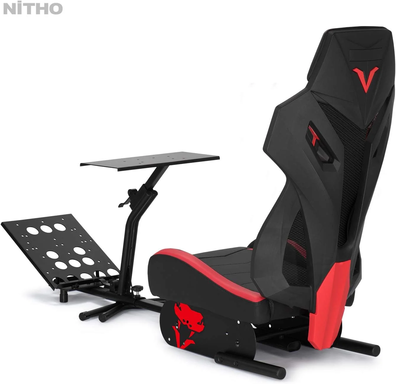 صندلی مسابقه ای فوق العاده محکم Nitho Viper Rt-1 R، کابین خلبان شبیه ساز، پایه نگهدارنده پدال فرمان صندلی مسابقه ای فوق العاده محکم Nitho Viper Rt-1 R، کابین خلبان شبیه ساز، پایه نگهدارنده پدال فرمان