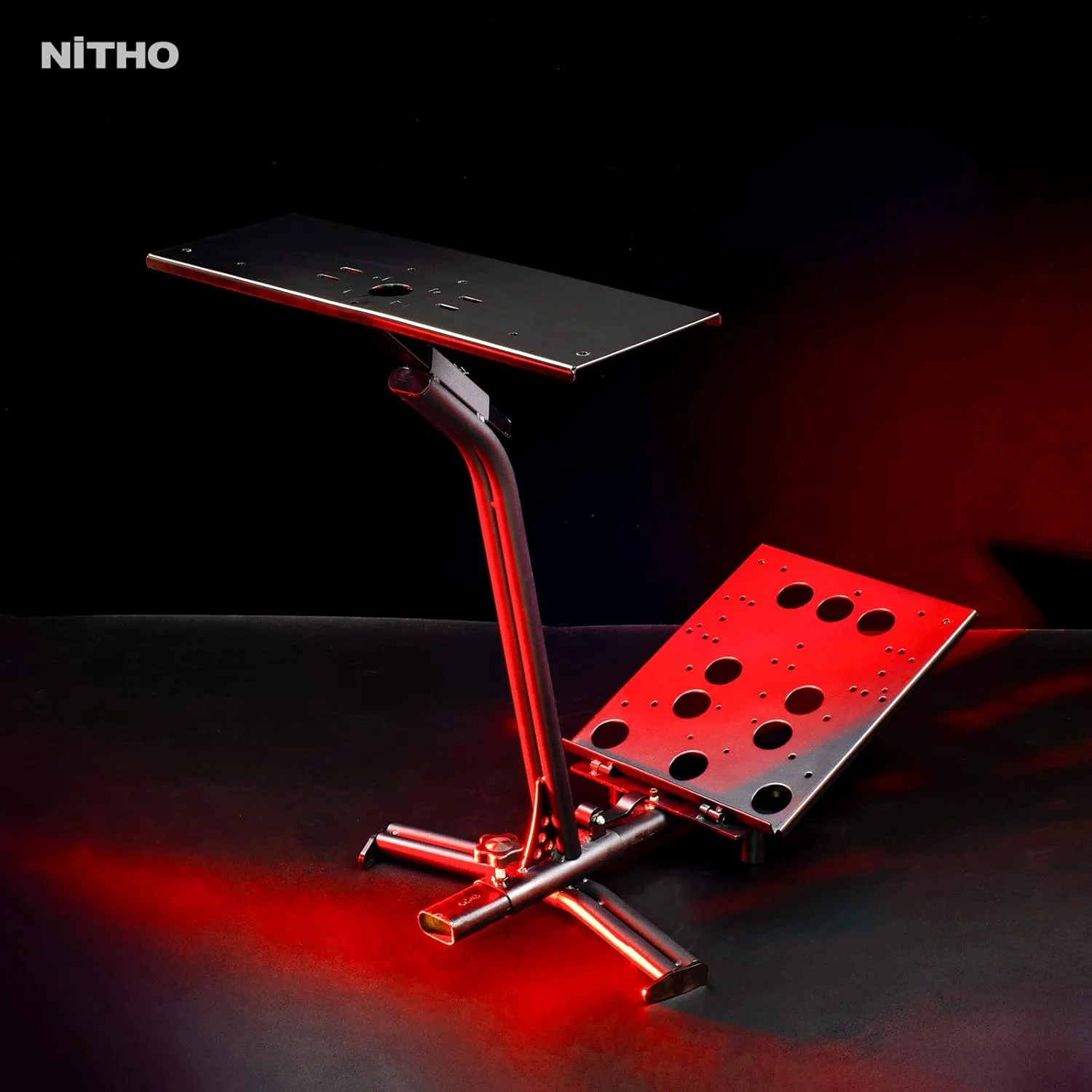 پایه فرمان مسابقه نیثو RS-2 Drive Pro، قابل تنظیم، پشتیبانی از پدال و دسته دنده برای Logitech G29/G920/G923/G27/G25 Thrustmaster T500/T300/T150/T80/T-GT II/Ferrari 458 Fanatec پایه فرمان مسابقه نیثو RS-2 Drive Pro، قابل تنظیم، پشتیبانی از پدال و دسته دنده برای Logitech G29/G920/G923/G27/G25 Thrustmaster T500/T300/T150/T80/T-GT II/Ferrari 458 Fanatec