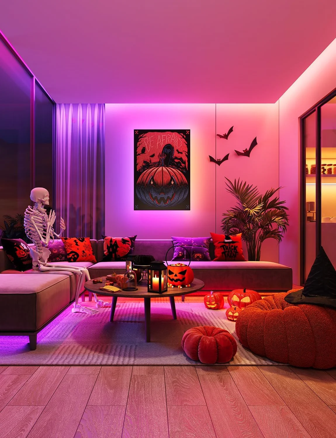 چراغ نواری ال ای دی RGBIC Govee به طول 30 متر، چراغ های ال ای دی هوشمند برای اتاق خواب، چراغ های نواری ال ای دی بلوتوثی با کنترل از طریق اپلیکیشن، قابلیت DIY با چندین رنگ در یک خط، چراغ های ال ای دی تغییر رنگ دهنده برای دکور اتاق خواب، 2 رول 15 متری چراغ نواری ال ای دی RGBIC Govee به طول 30 متر، چراغ های ال ای دی هوشمند برای اتاق خواب، چراغ های نواری ال ای دی بلوتوثی با کنترل از طریق اپلیکیشن، قابلیت DIY با چندین رنگ در یک خط، چراغ های ال ای دی تغییر رنگ دهنده برای دکور اتاق خواب، 2 رول 15 متری