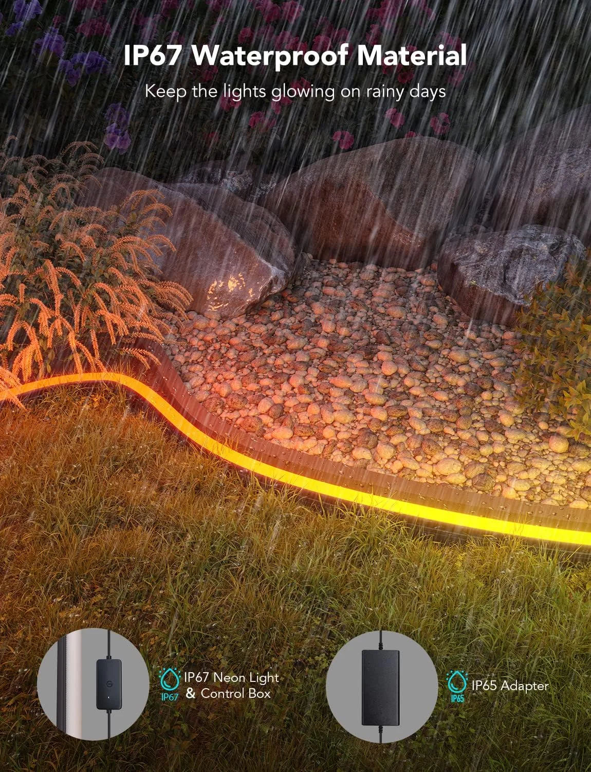 چراغهای نئون طنابی بیرونی Govee، 20 متر RGBIC ضد آب IP67، تزئینات کریسمس با 64 حالت صحنه، همگامسازی موسیقی، چراغهای LED انعطافپذیر بیرونی، چراغهای کریسمس سازگار با الکسا و دستیار گوگل چراغهای نئون طنابی بیرونی Govee، 20 متر RGBIC ضد آب IP67، تزئینات کریسمس با 64 حالت صحنه، همگامسازی موسیقی، چراغهای LED انعطافپذیر بیرونی، چراغهای کریسمس سازگار با الکسا و دستیار گوگل