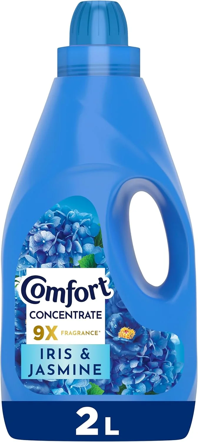 نرم کننده حوله و لباس کنسانتره کامفورت، رایحه گل زنبق و یاس، 9 برابر رایحه بیشتر، 2 لیتر، بسته بندی ممکن است متفاوت باشد نرم کننده حوله و لباس کنسانتره کامفورت، رایحه گل زنبق و یاس، 9 برابر رایحه بیشتر، 2 لیتر، بسته بندی ممکن است متفاوت باشد