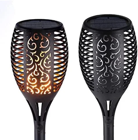 چراغ های شعله خورشیدی AMERTEER | چراغ های LED باغی ضد آب در فضای باز با جلوه شعله سوسوزن، انرژی خورشیدی، برای پاسیو و تزئینات منظره | روشنایی خودکار از غروب تا سحر (بسته 4 عددی) چراغ های شعله خورشیدی AMERTEER | چراغ های LED باغی ضد آب در فضای باز با جلوه شعله سوسوزن، انرژی خورشیدی، برای پاسیو و تزئینات منظره | روشنایی خودکار از غروب تا سحر (بسته 4 عددی)