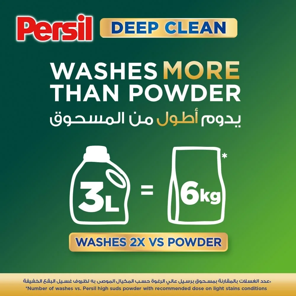 مایع لباسشویی پرسیل پاور ژل، با فناوری پاک کنندگی عمیق، رایحه گل رز، 4.8 لیتر مایع لباسشویی پرسیل پاور ژل، با فناوری پاک کنندگی عمیق، رایحه گل رز، 4.8 لیتر