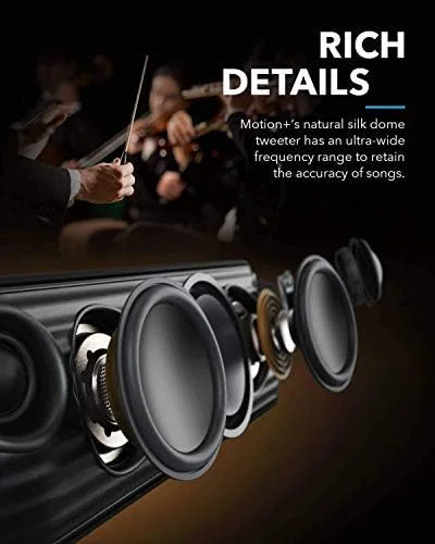 اسپیکر بلوتوثی 30 وات انکر مدل Soundcore Motion + A3116H11 - مشکی اسپیکر بلوتوثی 30 وات انکر مدل Soundcore Motion + A3116H11 - مشکی