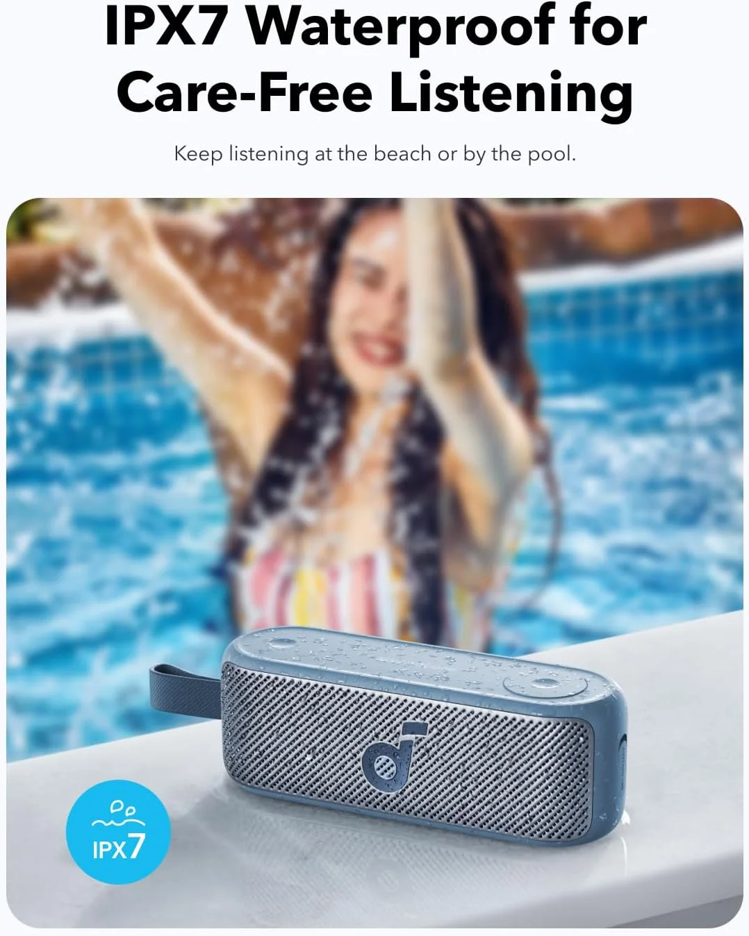 اسپیکر بلوتوثی soundcore Motion 100، اسپیکر قابل حمل با کیفیت Hi-Res بی سیم، 2 درایور فول رنج برای صدای استریو، اکولایزر قابل تنظیم، بیس قدرتمند، IPX7، طراحی فوق العاده قابل حمل برای استفاده در فضای باز اسپیکر بلوتوثی soundcore Motion 100، اسپیکر قابل حمل با کیفیت Hi-Res بی سیم، 2 درایور فول رنج برای صدای استریو، اکولایزر قابل تنظیم، بیس قدرتمند، IPX7، طراحی فوق العاده قابل حمل برای استفاده در فضای باز