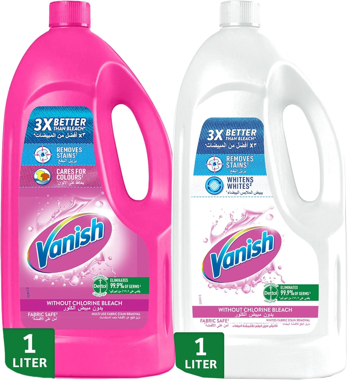 مایع لکه بر لباس ونیش 1 لیتری برای لباس های رنگی و سفید + 1 لیتر رایگان برای لباس های سفید مایع لکه بر لباس ونیش 1 لیتری برای لباس های رنگی و سفید + 1 لیتر رایگان برای لباس های سفید