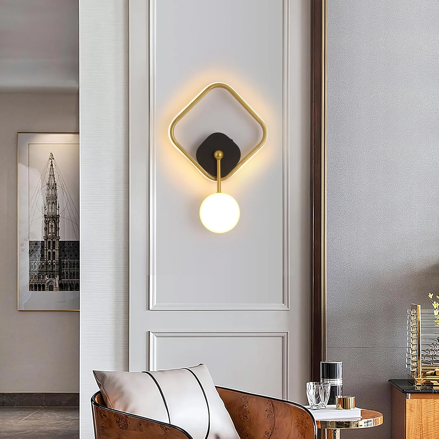 چراغ دیواری مدرن YT YATAI LIGHTING، چراغ دیواری LED برای اتاق خواب، اتاق نشیمن، راهرو، راه پله، چراغ دیواری سفید، چراغ دیواری دیواری داخلی 20 وات 3000K-6000K، مساحت قابل استفاده 5-8 متر مربع چراغ دیواری مدرن YT YATAI LIGHTING، چراغ دیواری LED برای اتاق خواب، اتاق نشیمن، راهرو، راه پله، چراغ دیواری سفید، چراغ دیواری دیواری داخلی 20 وات 3000K-6000K، مساحت قابل استفاده 5-8 متر مربع