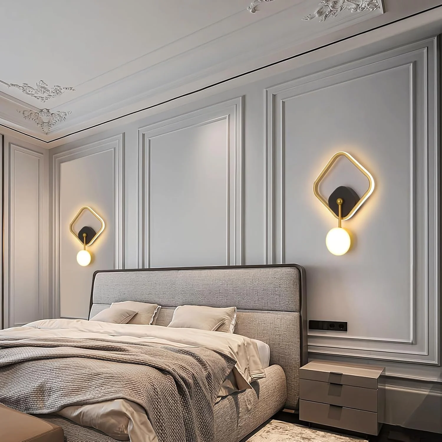 چراغ دیواری مدرن YT YATAI LIGHTING، چراغ دیواری LED برای اتاق خواب، اتاق نشیمن، راهرو، راه پله، چراغ دیواری سفید، چراغ دیواری دیواری داخلی 20 وات 3000K-6000K، مساحت قابل استفاده 5-8 متر مربع چراغ دیواری مدرن YT YATAI LIGHTING، چراغ دیواری LED برای اتاق خواب، اتاق نشیمن، راهرو، راه پله، چراغ دیواری سفید، چراغ دیواری دیواری داخلی 20 وات 3000K-6000K، مساحت قابل استفاده 5-8 متر مربع