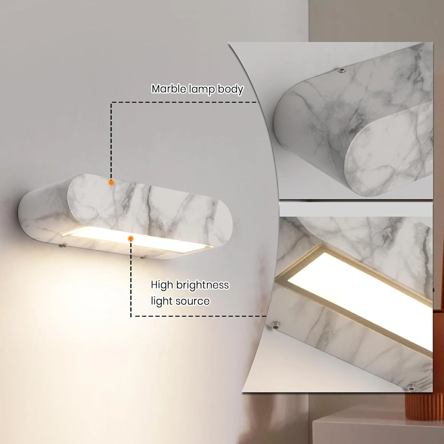 چراغ دیواری ال ای دی مینیمالیستی مدرن YATAI، 12 وات، سیاه و سفید، 4000K سفید خنثی، چراغ دیواری اکریلیک و فلزی با کنترل سوئیچ برای اتاق خواب، اتاق غذاخوری، راهرو چراغ دیواری ال ای دی مینیمالیستی مدرن YATAI، 12 وات، سیاه و سفید، 4000K سفید خنثی، چراغ دیواری اکریلیک و فلزی با کنترل سوئیچ برای اتاق خواب، اتاق غذاخوری، راهرو