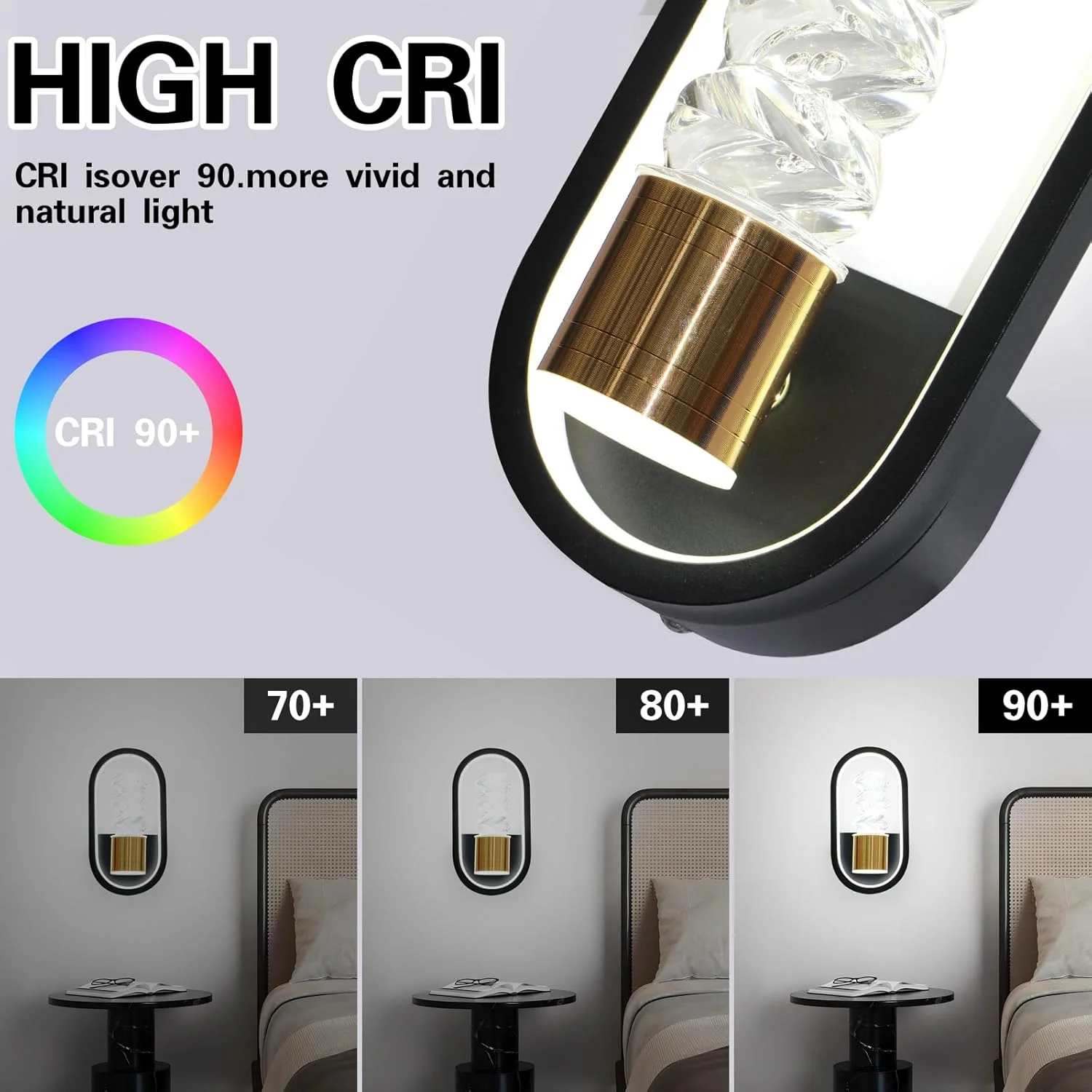چراغ دیواری LED مدل YT YATAI LIGHTING، چراغ های دیواری LED اتاق نشیمن داخلی، اتاق خواب، چراغ دیواری کنار تخت، اتاق نشیمن خلاقانه مینیمالیستی مدرن، راه پله، چراغ دیواری راهرو، 18 وات