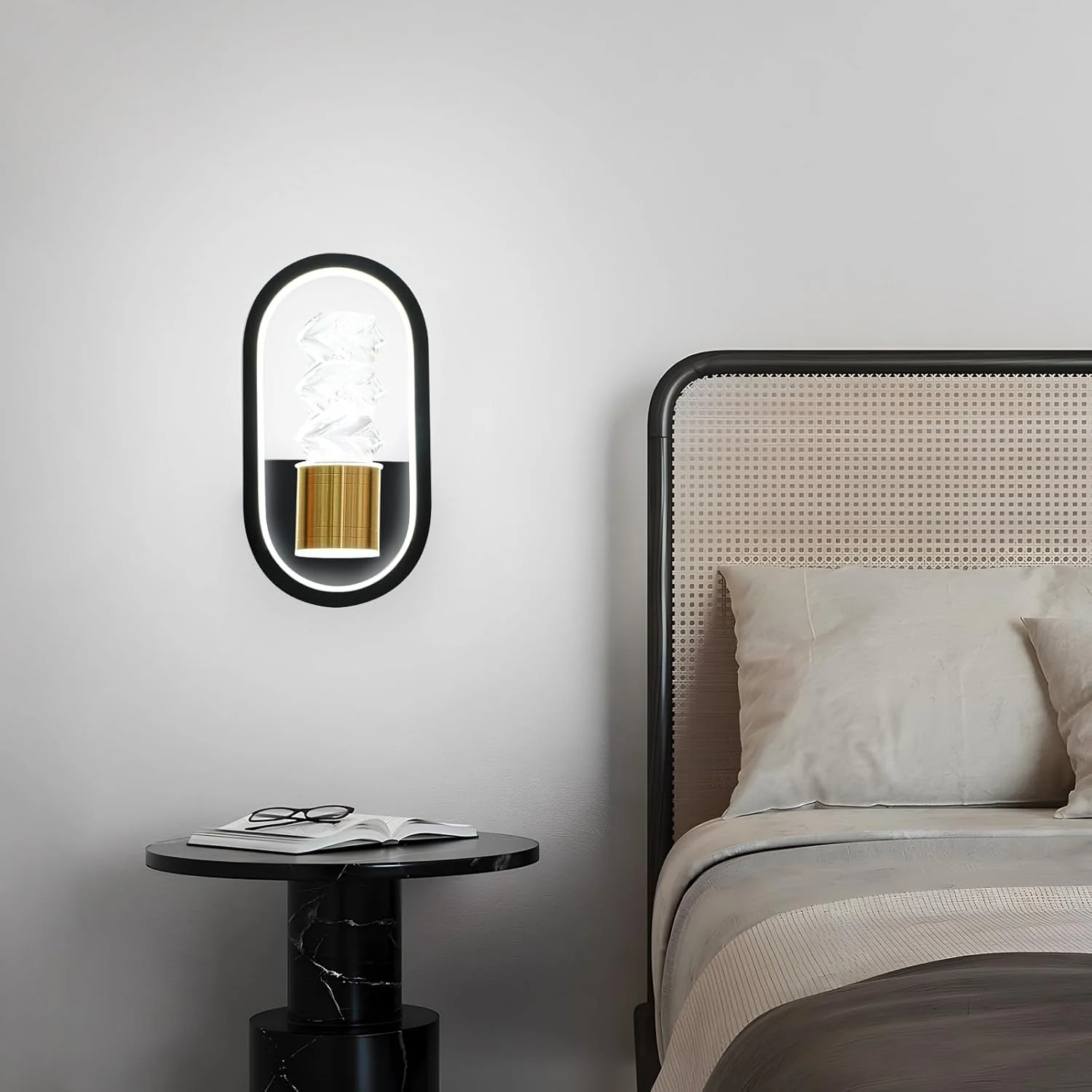 چراغ دیواری LED مدل YT YATAI LIGHTING، چراغ های دیواری LED اتاق نشیمن داخلی، اتاق خواب، چراغ دیواری کنار تخت، اتاق نشیمن خلاقانه مینیمالیستی مدرن، راه پله، چراغ دیواری راهرو، 18 وات
