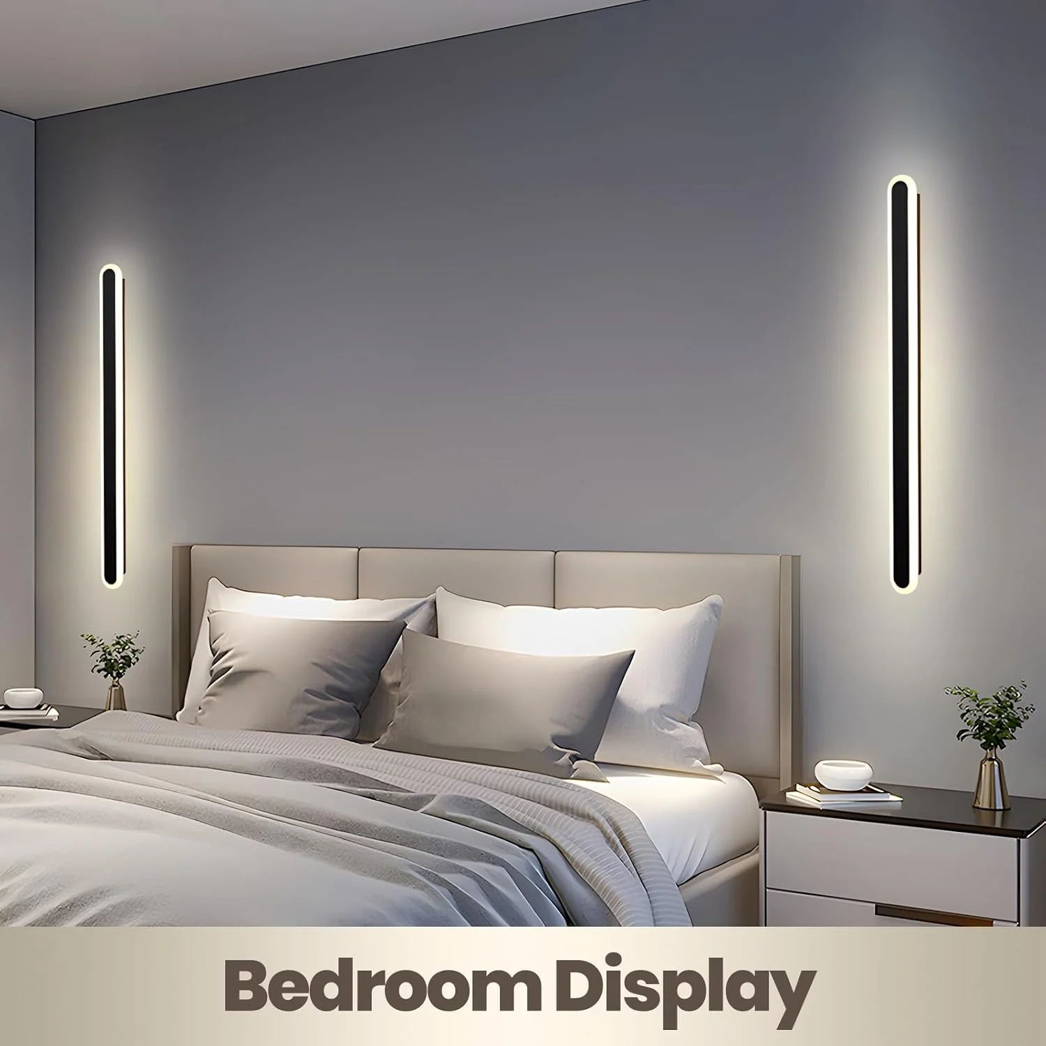 چراغ دیواری LED نواری بلند YT YATAI LIGHTING، چراغ دیواری داخلی مدرن و دیمر شونده، چراغ دیواری سه رنگ قابل تنظیم برای اتاق خواب، اتاق نشیمن، راه پله هتل (مشکی، 60 سانتی متر 23 وات) (60 سانتی متر) چراغ دیواری LED نواری بلند YT YATAI LIGHTING، چراغ دیواری داخلی مدرن و دیمر شونده، چراغ دیواری سه رنگ قابل تنظیم برای اتاق خواب، اتاق نشیمن، راه پله هتل (مشکی، 60 سانتی متر 23 وات) (60 سانتی متر)
