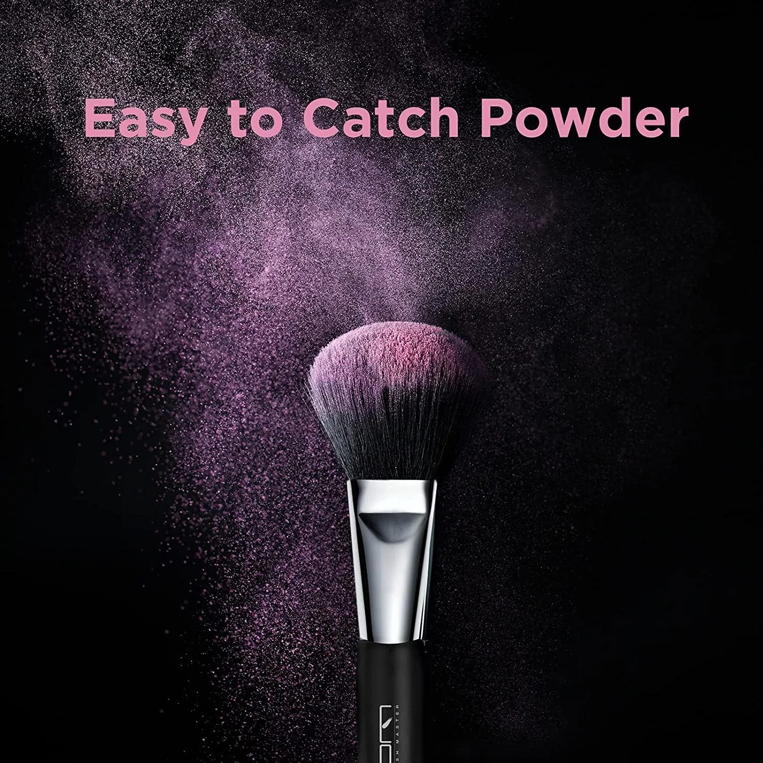 ست برس آرایشی مسافرتی براش مستر با کیف، ست 5 عددی برس های مینی قابل حمل دو طرفه برای کرم پودر، سایه چشم، لب، رژگونه، برس های آرایشی حرفه ای (مشکی)