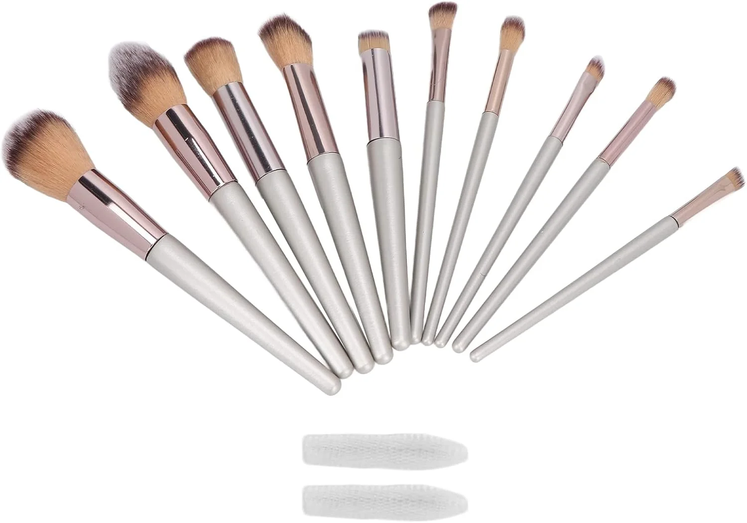 ست برس آرایشی 10 عددی به همراه رنگ برای میز آرایش