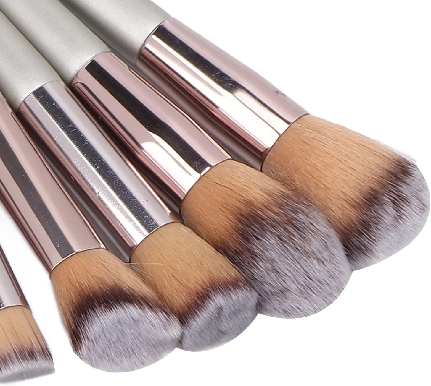 ست برس آرایشی 10 عددی به همراه رنگ برای میز آرایش