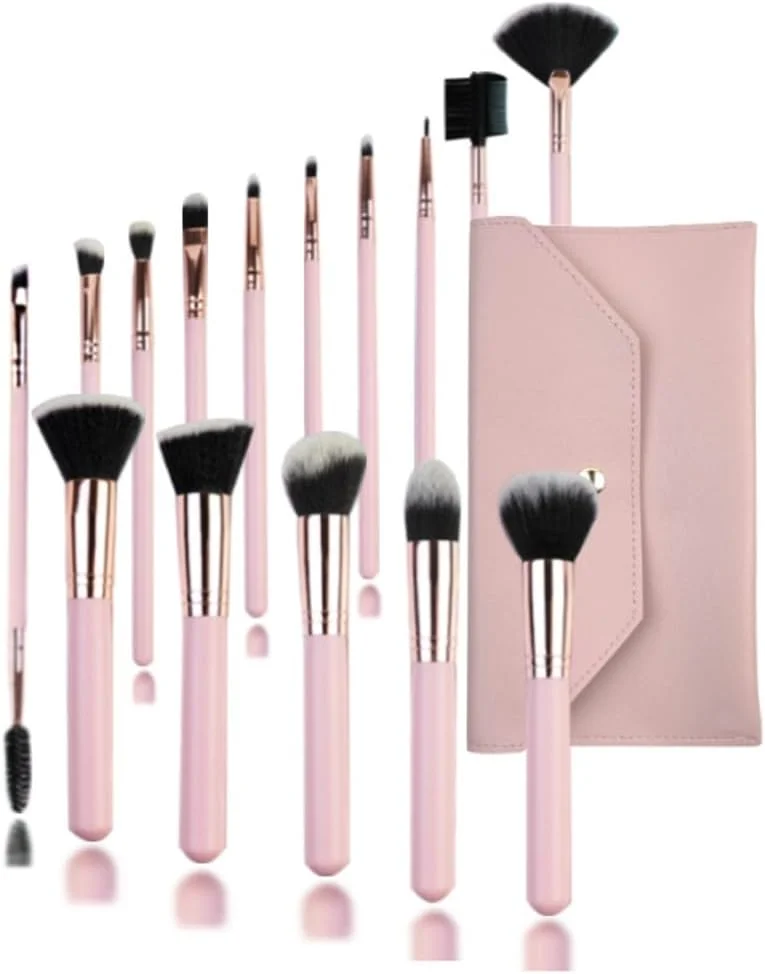 ست 16 عددی برس آرایشی موی نرم فیبری، برس سایه چشم، برس هایلایت، ابزار آرایش ست 16 عددی برس آرایشی موی نرم فیبری، برس سایه چشم، برس هایلایت، ابزار آرایش