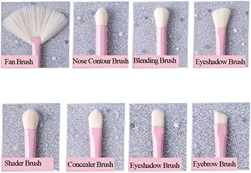 ست ۱۴ عددی برس آرایشی گرادیانی، موی مصنوعی راحت، برس آرایش فونداسیون، سایه چشم، لب به همراه کیف لوازم آرایشی ست ۱۴ عددی برس آرایشی گرادیانی، موی مصنوعی راحت، برس آرایش فونداسیون، سایه چشم، لب به همراه کیف لوازم آرایشی