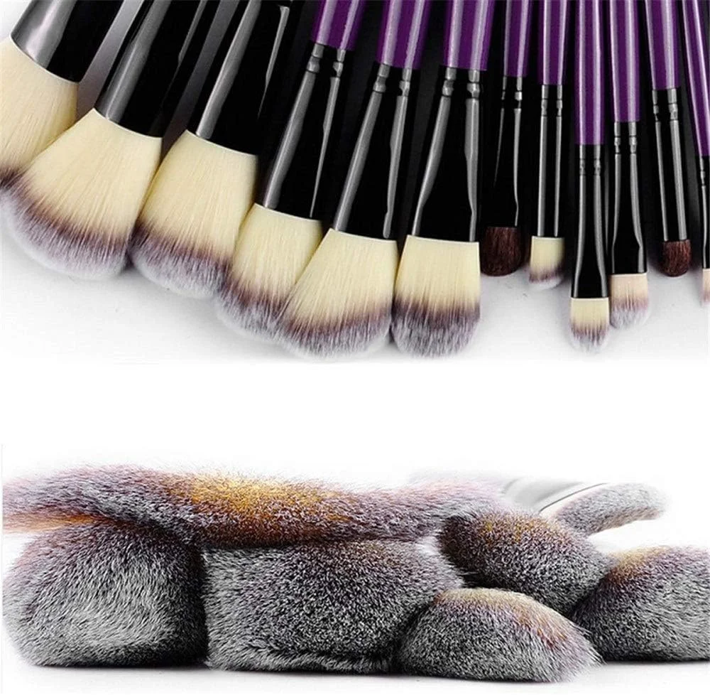 ست برس آرایشی ۲۴ عددی حرفه ای AIJIA با روکش محافظ، مناسب برای نیازهای شما، استفاده عالی از انواع لوازم آرایشی (رنگ: بنفش) ست برس آرایشی ۲۴ عددی حرفه ای AIJIA با روکش محافظ، مناسب برای نیازهای شما، استفاده عالی از انواع لوازم آرایشی (رنگ: بنفش)