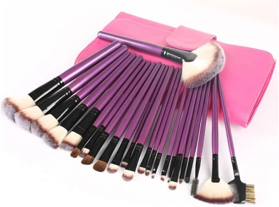 ست برس آرایشی ۲۴ عددی حرفه ای AIJIA با روکش محافظ، مناسب برای نیازهای شما، استفاده عالی از انواع لوازم آرایشی (رنگ: بنفش) ست برس آرایشی ۲۴ عددی حرفه ای AIJIA با روکش محافظ، مناسب برای نیازهای شما، استفاده عالی از انواع لوازم آرایشی (رنگ: بنفش)