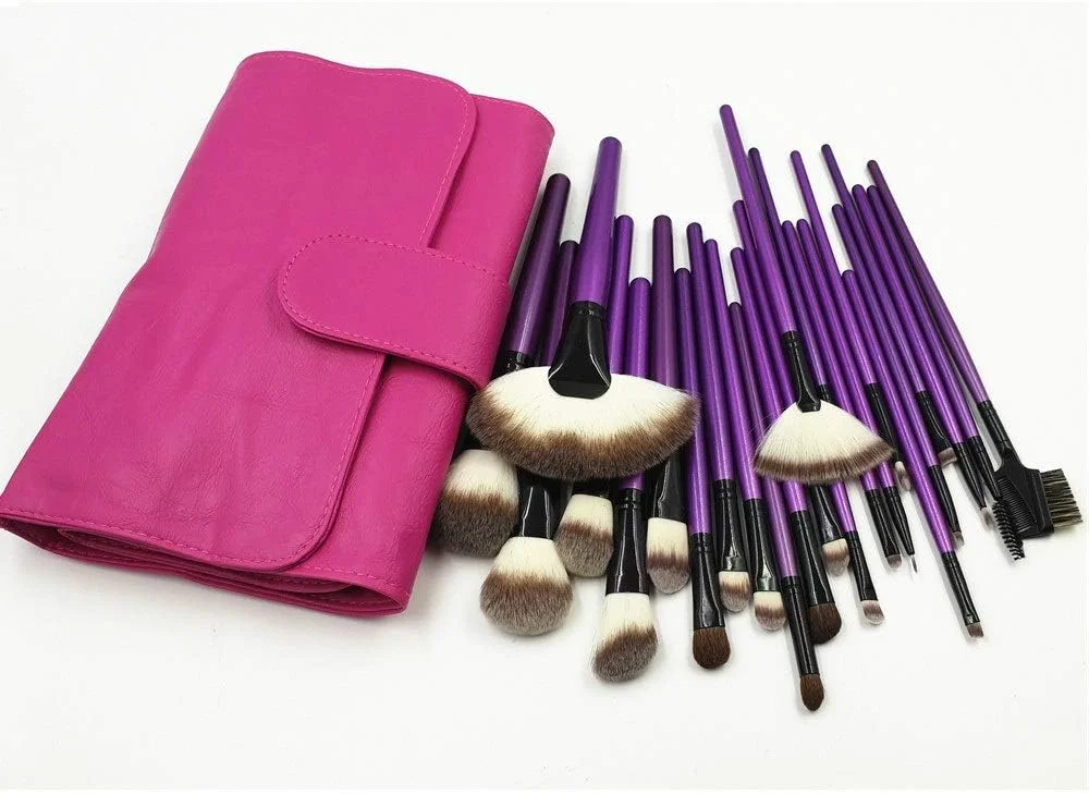 ست برس آرایشی ۲۴ عددی حرفه ای AIJIA با روکش محافظ، مناسب برای نیازهای شما، استفاده عالی از انواع لوازم آرایشی (رنگ: بنفش) ست برس آرایشی ۲۴ عددی حرفه ای AIJIA با روکش محافظ، مناسب برای نیازهای شما، استفاده عالی از انواع لوازم آرایشی (رنگ: بنفش)