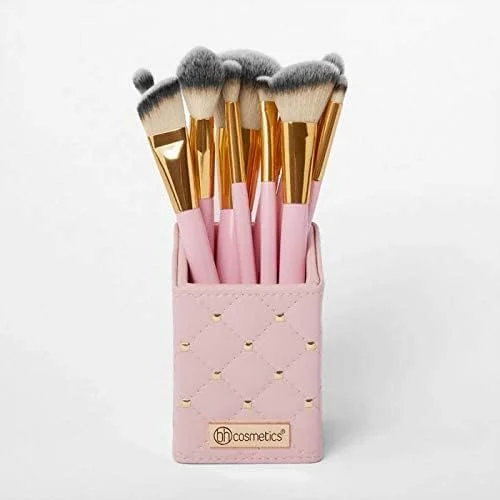 ست براش آرایشی 12 تکه BH STUDIO PRO، مدل Studded Elegance (سفید) ست براش آرایشی 12 تکه BH STUDIO PRO، مدل Studded Elegance (سفید)