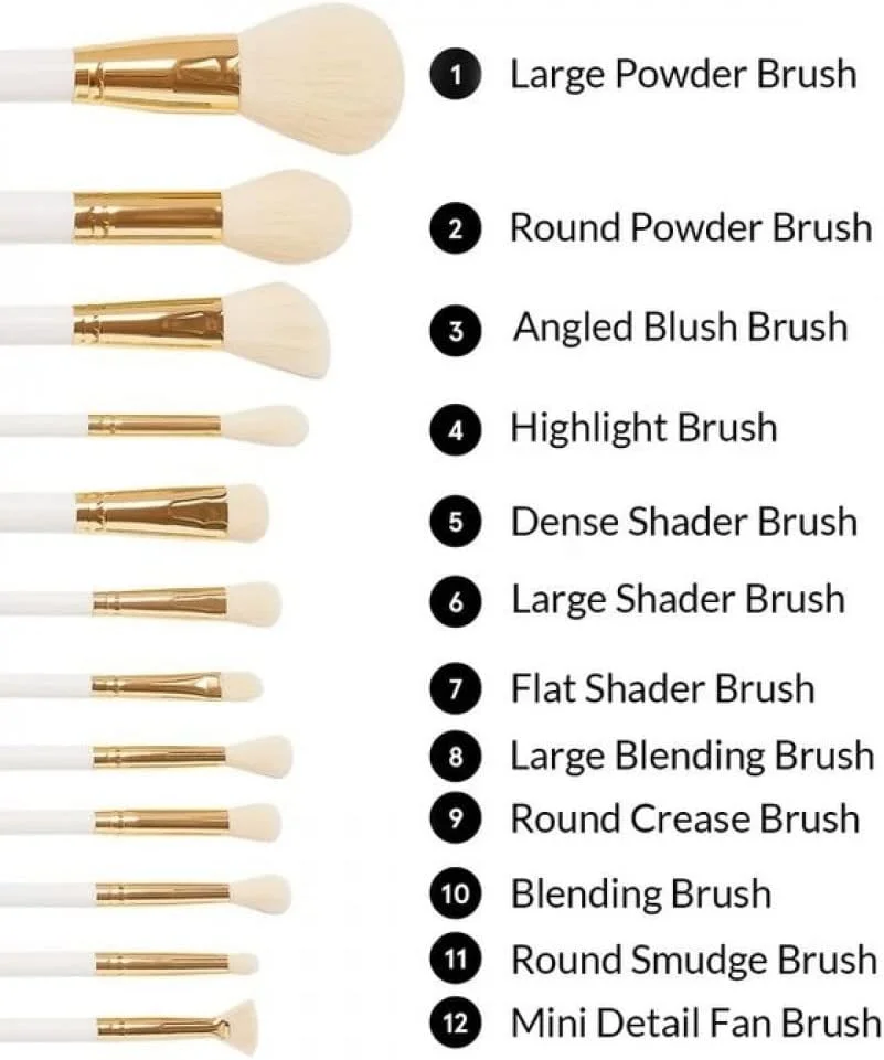 ست براش آرایشی 12 تکه BH STUDIO PRO مدل There's Snowbody Like You ست براش آرایشی 12 تکه BH STUDIO PRO مدل There's Snowbody Like You