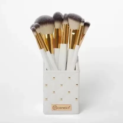 ست براش آرایشی 12 تکه BH STUDIO PRO، مدل Studded Elegance (سفید) ست براش آرایشی 12 تکه BH STUDIO PRO، مدل Studded Elegance (سفید)