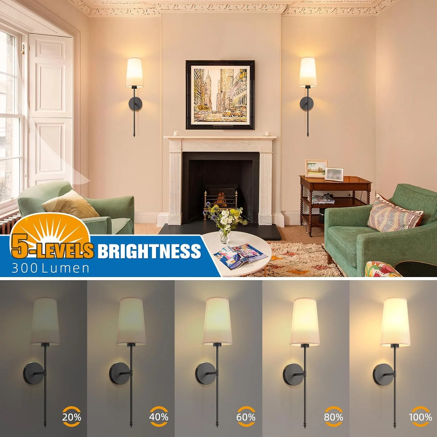 ست 2 عددی چراغ دیواری مشکی باتری خور NIORSUN، چراغ های دیواری قابل شارژ با لامپ های جداشدنی کم نور شونده 5200 میلی آمپر ساعتی و ریموت، چراغ های دیواری بی سیم 9 رنگ برای اتاق خواب، اتاق نشیمن، راهرو ست 2 عددی چراغ دیواری مشکی باتری خور NIORSUN، چراغ های دیواری قابل شارژ با لامپ های جداشدنی کم نور شونده 5200 میلی آمپر ساعتی و ریموت، چراغ های دیواری بی سیم 9 رنگ برای اتاق خواب، اتاق نشیمن، راهرو