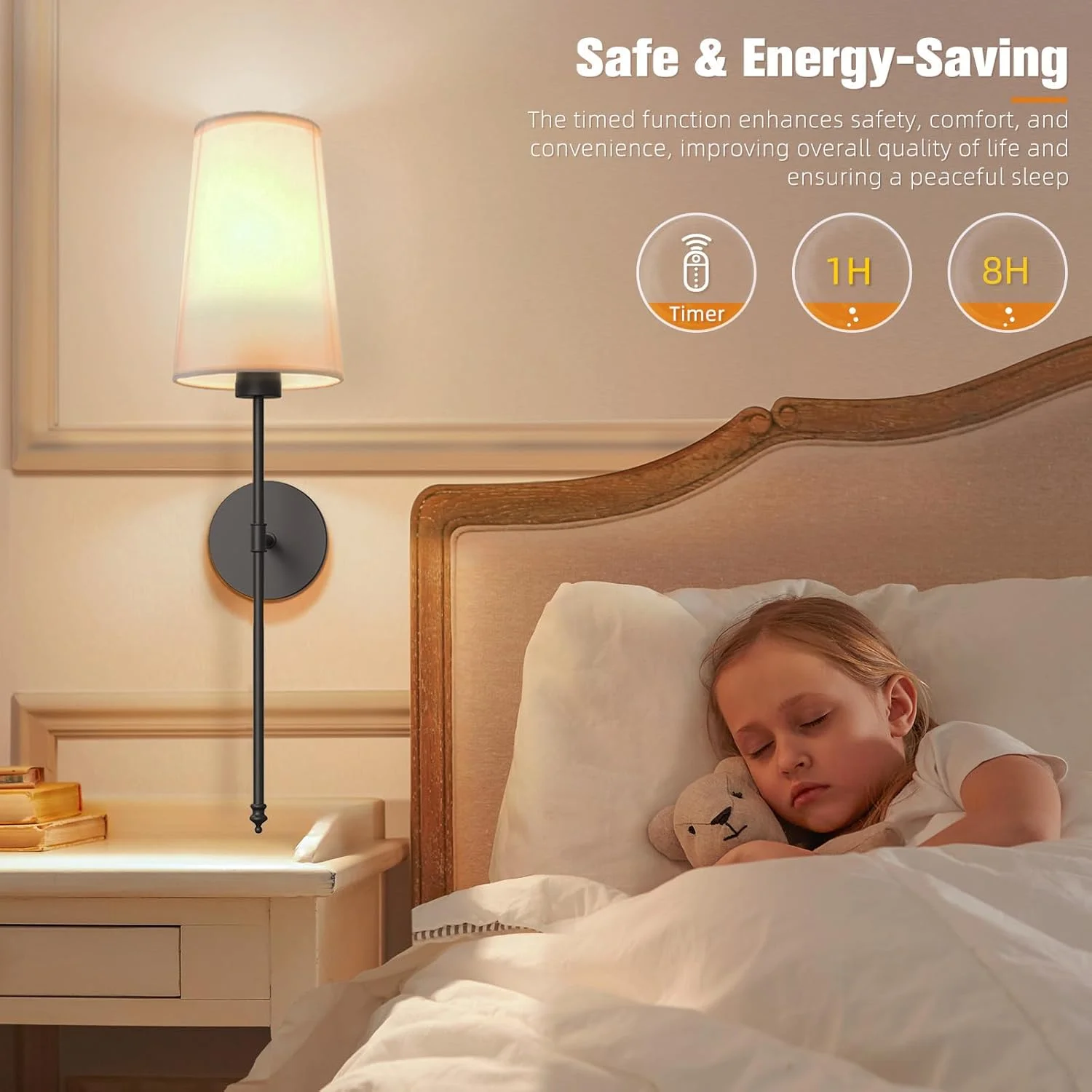 ست 2 عددی چراغ دیواری مشکی باتری خور NIORSUN، چراغ های دیواری قابل شارژ با لامپ های جداشدنی کم نور شونده 5200 میلی آمپر ساعتی و ریموت، چراغ های دیواری بی سیم 9 رنگ برای اتاق خواب، اتاق نشیمن، راهرو ست 2 عددی چراغ دیواری مشکی باتری خور NIORSUN، چراغ های دیواری قابل شارژ با لامپ های جداشدنی کم نور شونده 5200 میلی آمپر ساعتی و ریموت، چراغ های دیواری بی سیم 9 رنگ برای اتاق خواب، اتاق نشیمن، راهرو